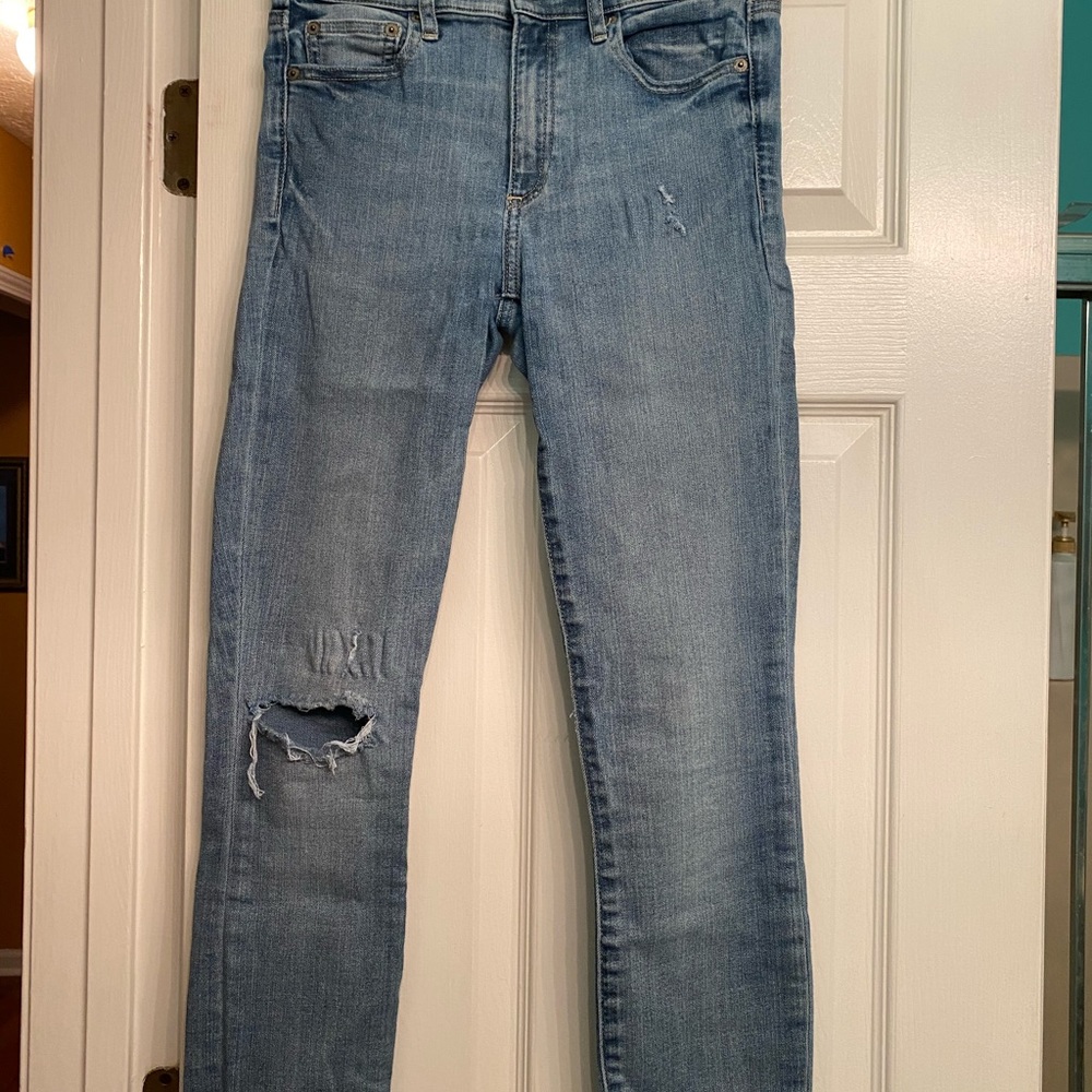 Light blue jeans